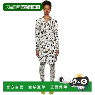 甘尼 女士 灰白色 1h可退 连衣裙 GANNI Floral F73 香港直邮潮奢