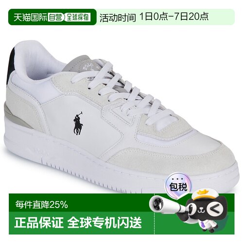 欧洲直邮Polo Ralph Lauren拉夫劳伦运动鞋低帮板鞋OPEN MASTERS