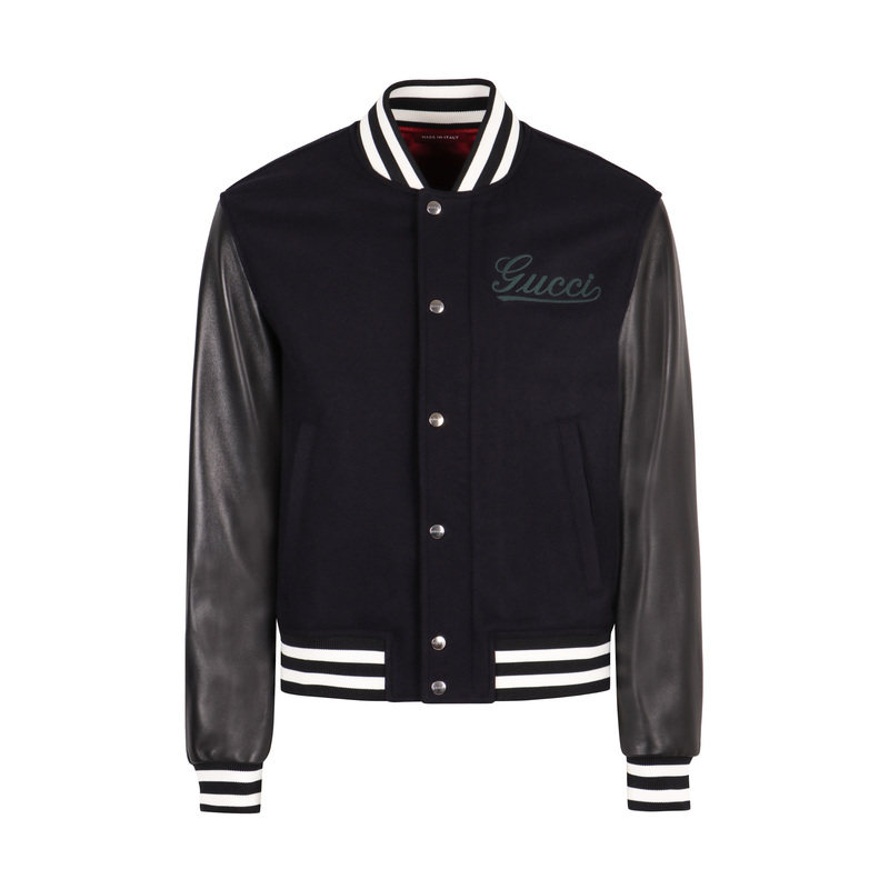 GUCCI 男士夹克 794814Z8BS94215 SS2025 黑色