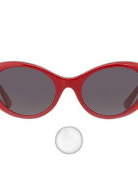 美国直邮Versace 深灰色椭圆形女士太阳镜 VE4455U 534487 53