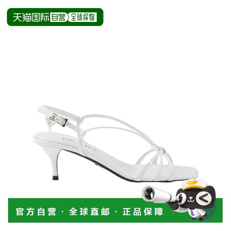 香港直邮Prada 徽标细节高跟凉鞋 1X504N011F055单鞋,女鞋,时装凉鞋,淘宝优惠券,粉丝福利购,淘宝优惠卷