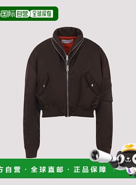 1h可退 香港直邮Givenchy 纪梵希 女士 拉链披肩领飞行员夹克 BW0