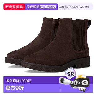 1h可退 香港直邮clarks originals 其乐 女士 Nella Top 切尔西靴