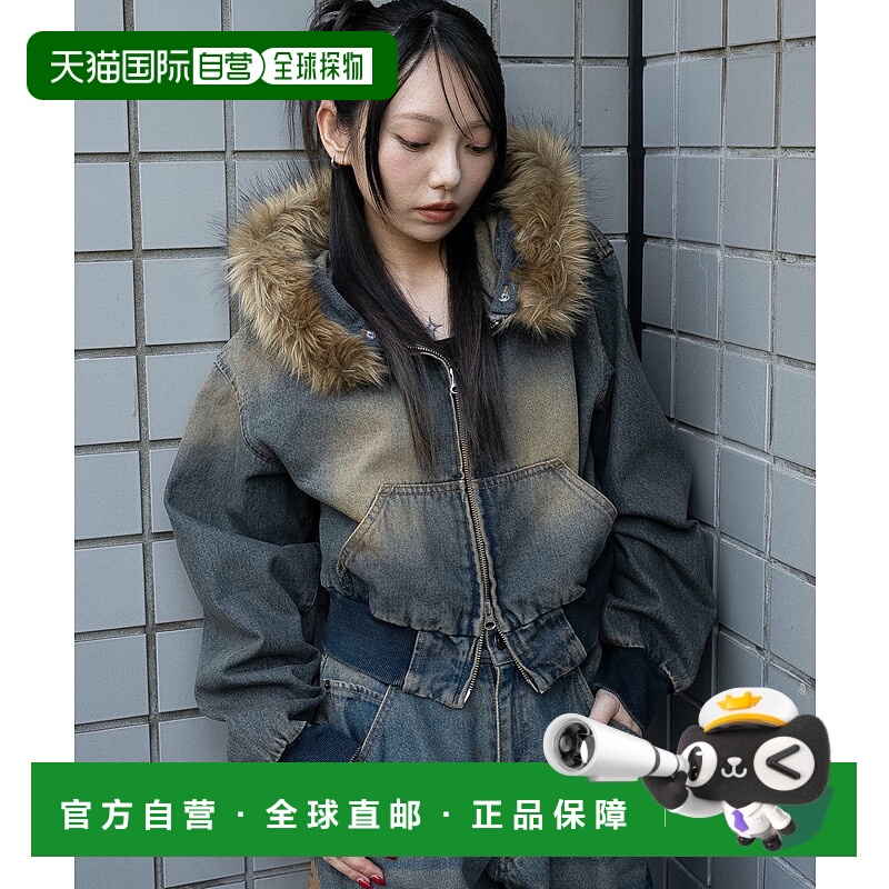 1h可退 日本直邮WEGO 女装 短款牛仔外套 WE25AU09L0012