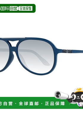 自营 Longines 男士 男士太阳镜 - 蓝色 美国奥莱直发