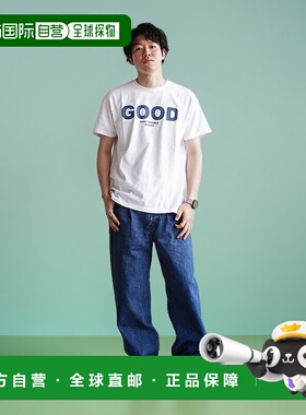 日本直邮GOOD ON 标志短袖T恤男士上衣短袖圆领印花T恤 [OLSS-541