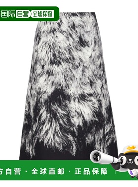 1h可退 香港直邮Fendi 喇叭形中长裙 FQ7686AVJD半身裙a字裙