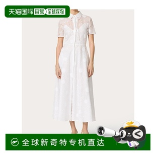 AW2024 1h可退 5B3VA9418PFA03 香港直邮VALENTINO 白 女士连衣裙