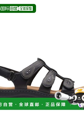 自营Clarks Laurieann Vine in Black Leather - black leather