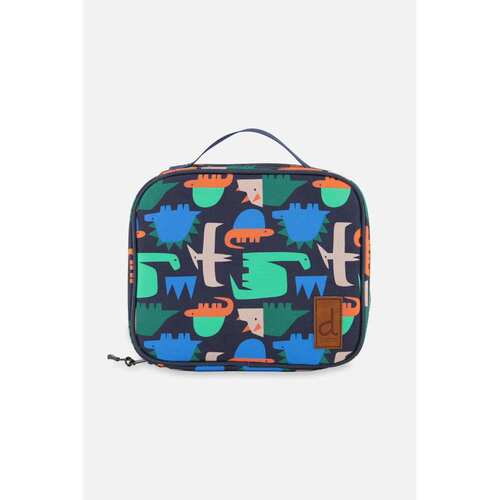 自营deux par deuxSnack Box Blue Dinosaur Print - blue dinosa