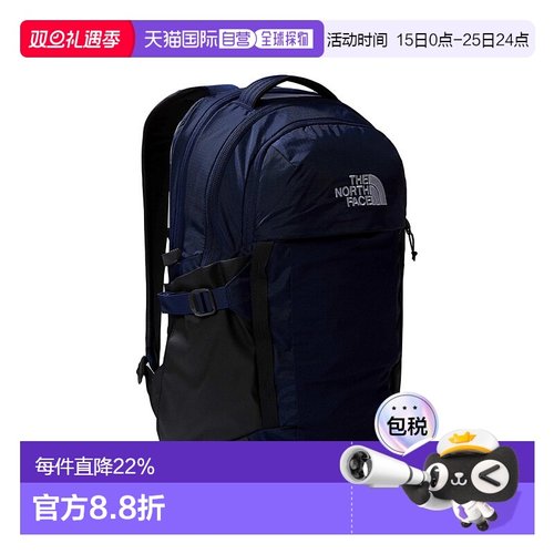 香港直邮北面THE NORTH FACE男款Recon30L品牌Logo印花光反射细节