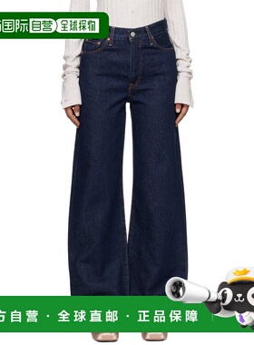 1h可退 香港直邮潮奢 Levi'S 李维斯 女士 蓝色 Ribcage Wide Leg