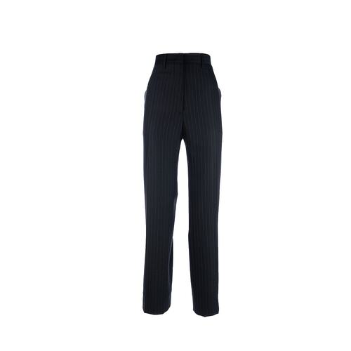 MIU MIU 女士休闲裤 MP183116FAF0002 SS2025 黑色 PANTALONI