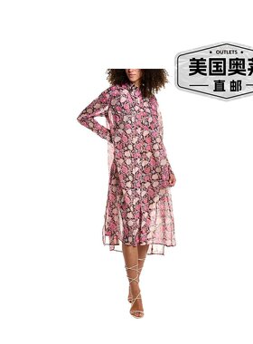 自营 Isabel Marant Étoile Elaine Midi Dressblack 美国奥莱直