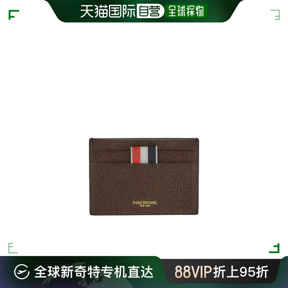 香港直邮潮奢 thom browne 汤姆 布朗 男士logo标识卡包