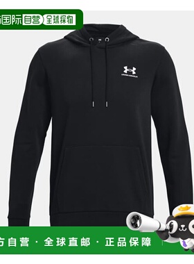 韩国直邮UNDER ARMOUR 1373880 001 黑色 UA Icon 抓绒宽松磨毛连