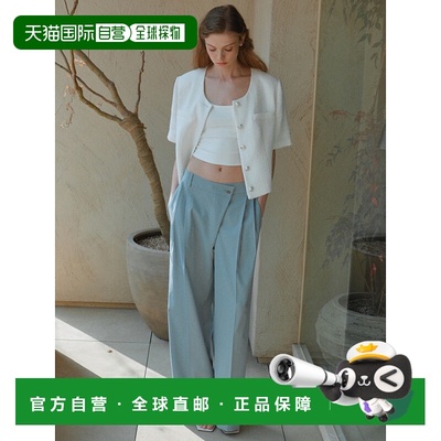 韩国直邮LOEUVRE正品 女装休闲裤302720380Unbalanced front Wide