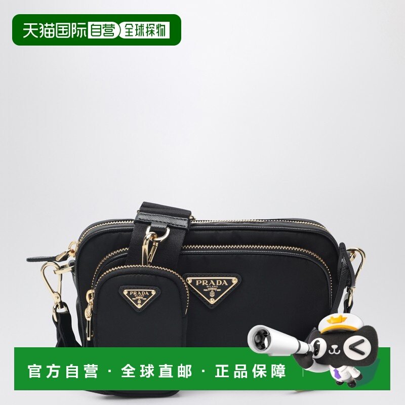 1h可退 香港直邮Prada 普拉达 女士 RENYLON 黑色斜挎包 1BH226OO,箱包皮具/热销女包/男包,通用款女包,淘宝优惠券,粉丝福利购,淘宝优惠卷