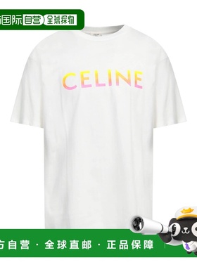 香港直邮Celine 思琳 男士 T恤 white白色 舒适时尚