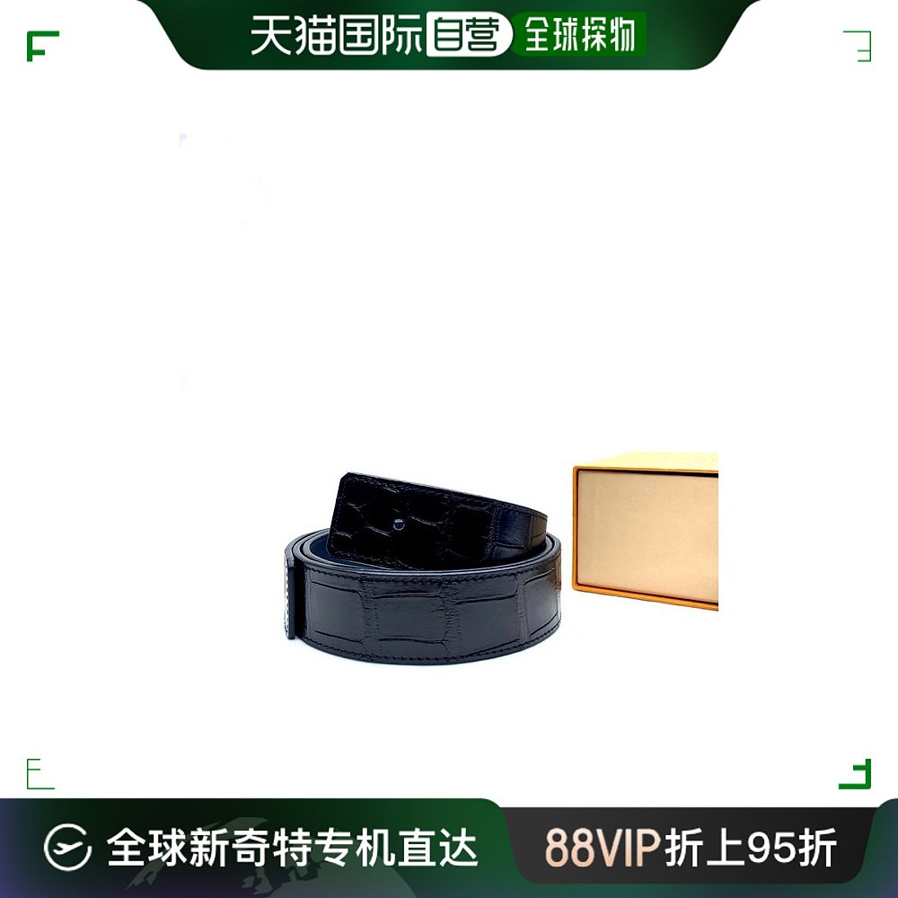 香港直邮Louis Vuitton/路易威登 MY BELT男士黑色皮革腰带 N-封面