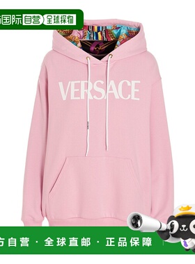 香港直邮Versace 徽标连帽卫衣 10065631A04571范思哲长袖