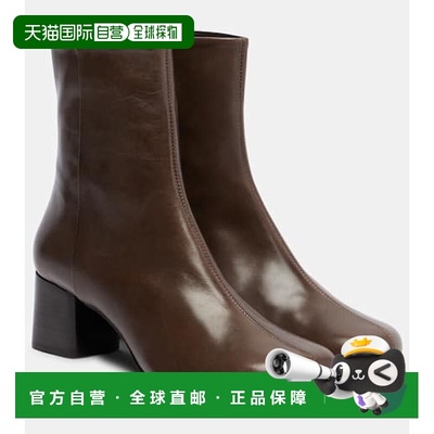 1h可退 香港直邮潮奢 Lemaire 女士 Anatomic 55 皮质短靴女靴