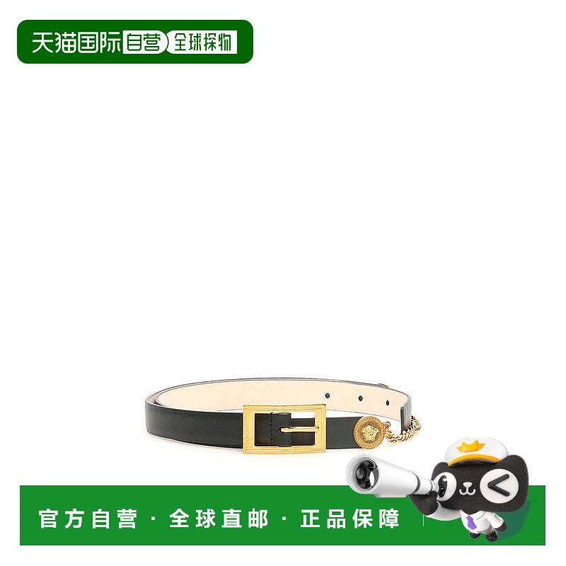 香港直邮VERSACE 女士腰带 DCDH521DV3TK41OT AW2023 黑色 Versac