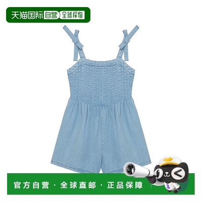 自营 Habitual Halter Wide Leg Romper - blue 美国奥莱直发