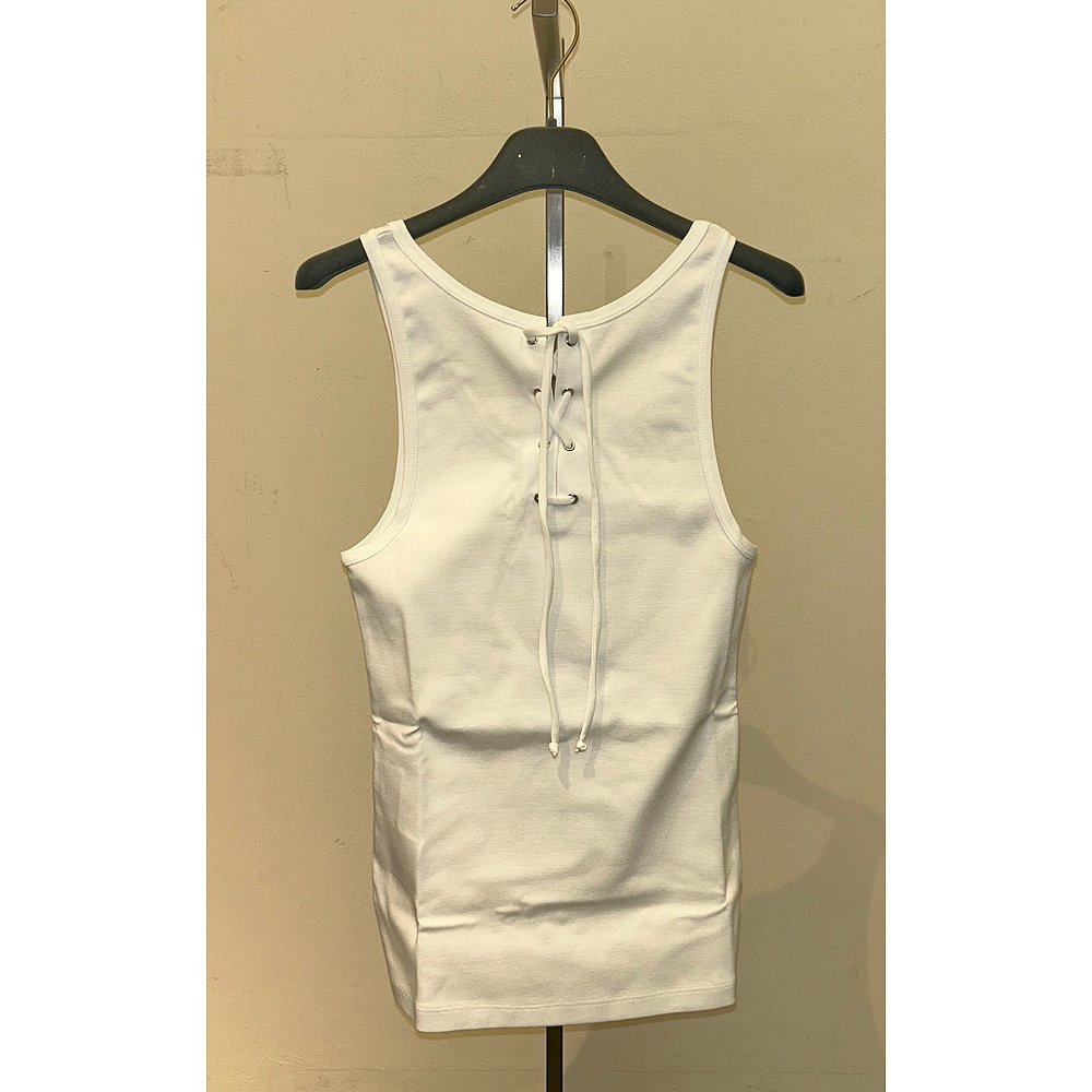 PRADA 女士背心吊带 3960310Z0F0009 SS2025 白色 Jersey top