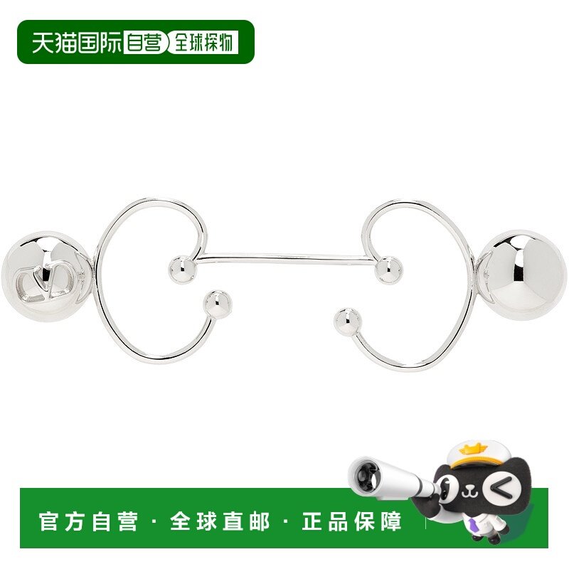 香港直邮valentino 华伦天奴 男士 VLogo 耳骨夹 6Y0J0T29MET