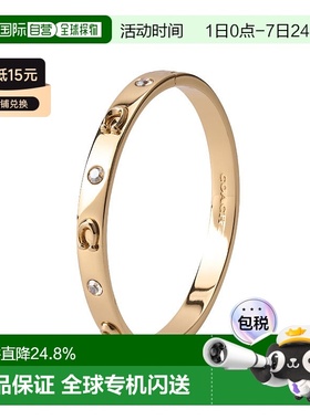 香港直邮COACH 专柜款手镯手链455892GLD710锆石