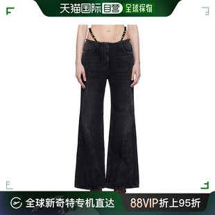 女士 BW5 香港直邮潮奢 纪梵希 Belt 牛仔裤 Voyou Givenchy 黑色