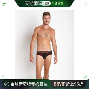 男士 香港直邮EMPORIO 黑色棉质三角内裤 5A510 ARMANI 111947