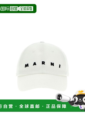 香港直邮Marni 徽标棒球帽 CLZC0108S0UTC311潮流穿搭 高级感正品