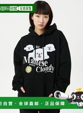 韩国直邮WAIKEI韩国小众设计师狗狗图案时尚日常卫衣T恤YK23SSTS0