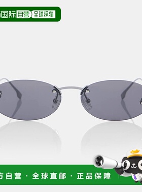 香港直邮潮奢 Fendi 芬迪 女士 First 水晶椭圆形太阳眼镜 000297