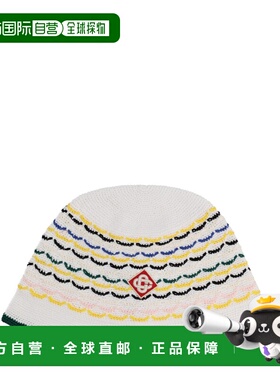 1h可退 香港直邮Casablanca 女士 针织带Logo帽子 ASP26HAT10601M