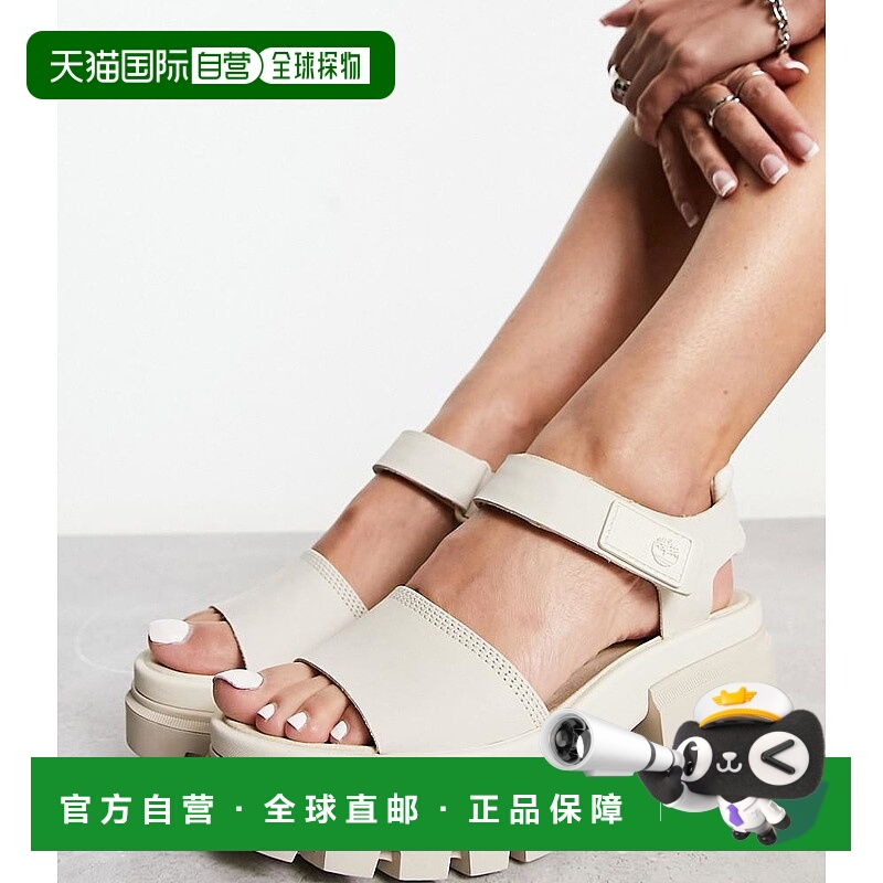 1h可退 香港直邮潮奢 Timberland 天伯伦 女士 everleigh 踝带米(
