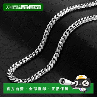 自营 Crucible Los Angeles 不锈钢 6 毫米斜面古巴锁链 18"