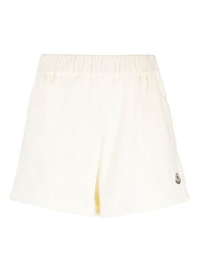 MONCLER 女士短裤 8H00022596LS034 AW2023 白色 Velvet shorts