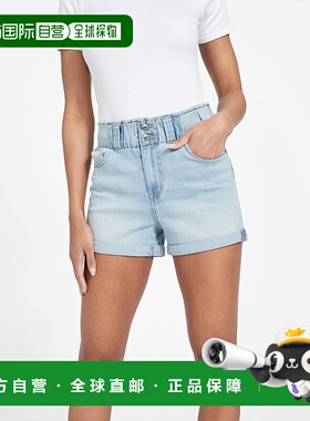 guessEco Calista 牛仔短裤 - 浅色水洗 【美国奥莱】直发