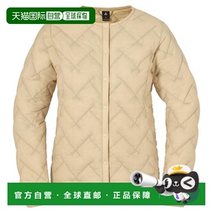 日本直邮Montbell 800蓬轻量羽绒服女款圆领保温夹克2301426