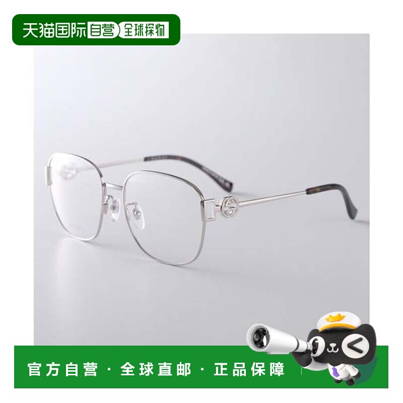 日本直邮墨镜 GG1209O 威灵顿型金属框架 银棕配色古驰眼镜太阳镜