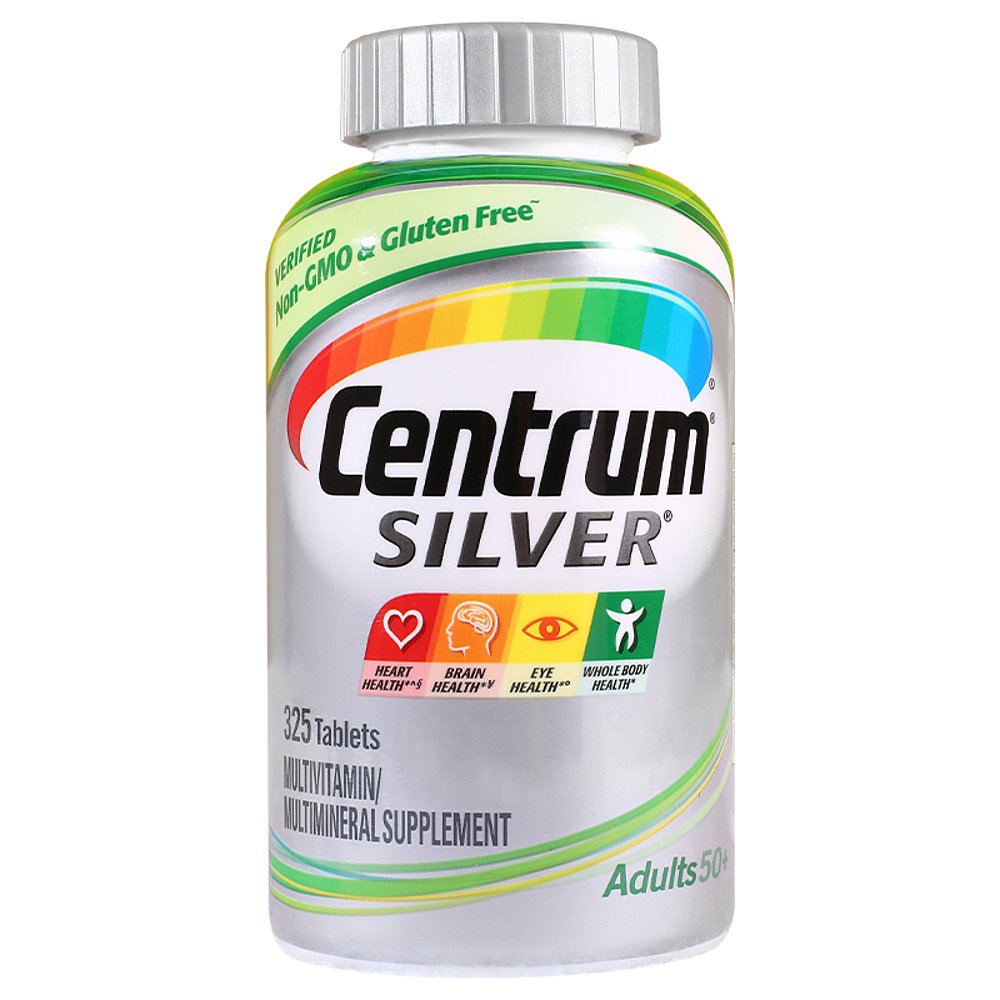 美国直邮Centrum Silver惠氏善存银片复合维生素善存片325粒