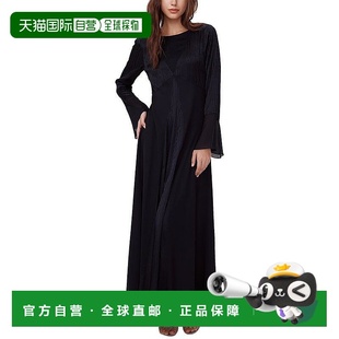 Suparna长连衣裙黑气质优雅 Furstenberg 美国奥莱 von 自营Diane