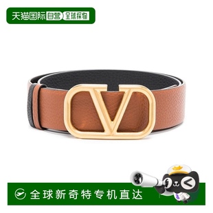 美国奥莱直发 自营 valentino garavaniVlogo可逆皮带 棕色