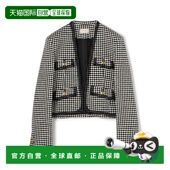 夹克 1h可退 金属扣设计 女装 几何提花诺领短款 日本直邮DES PRES