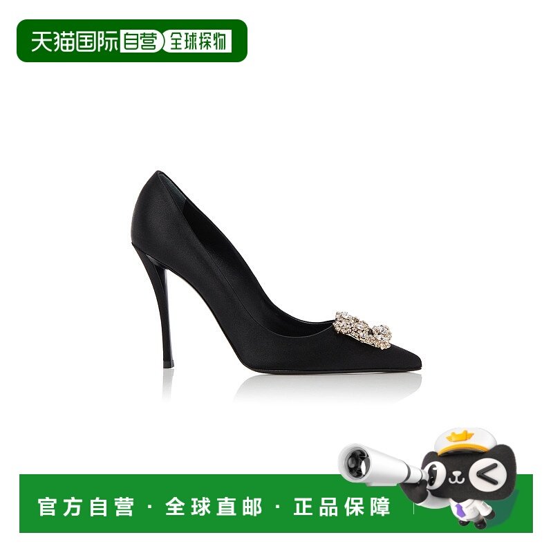 1h可退 香港直邮ROGER VIVIER 罗杰 维维亚 女士 花朵精饰绸缎浅,女鞋,浅口单鞋,淘宝优惠券,粉丝福利购,淘宝优惠卷
