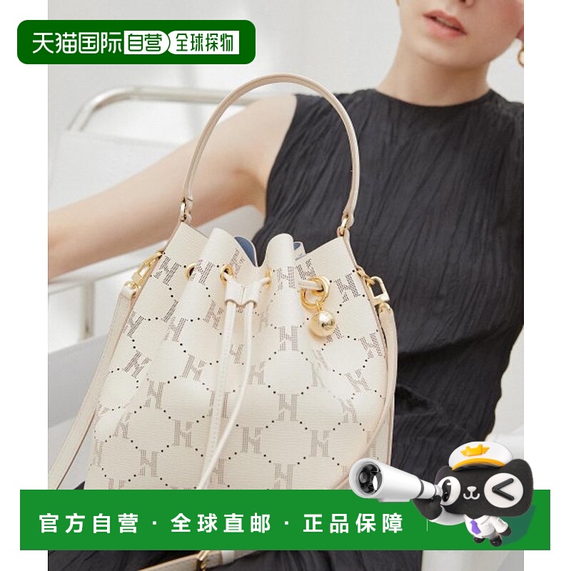 韩国直邮Hazzys哈吉斯休闲气质女包斜挎包水桶包HIBA3E052单肩包