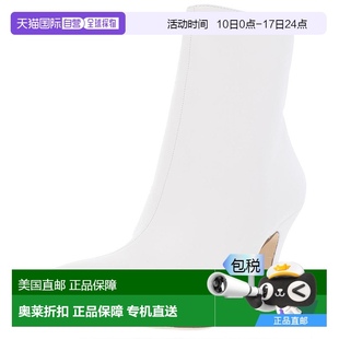 santanaMandarin女式 純色短靴 白色 美國(guó) carlos 自營(yíng)carlos